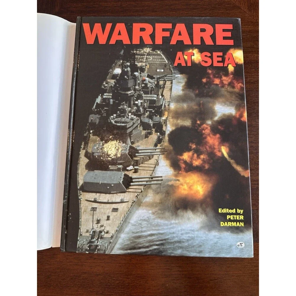 Warfare at Sea Peter Darman HC DJ 1998 MBI Motorbooks Naval Weapons Warships